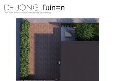 2D ontwerp van voortuin met oprit Papendrecht