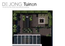 2D ontwerp tuin met zithoek Papendrecht