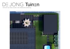 2D ontwerp Tuin met overkapping Berkel en Roderijs
