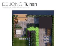 2D ontwerp Vlondertuin aan het water Alblasserdam
