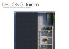 2D ontwerp tegeltuin met pergola Sliedrecht