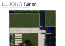 2D ontwerp strakke tuin Gorinchem