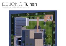 2D ontwerp  grote tuin gras Papendrecht