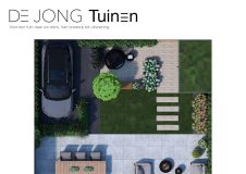 2D ontwerp tuin met oprit Dordrecht