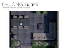 2D ontwerp luxe tegeltuin Papendrecht
