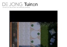 2D ontwerp tuin met organische vormen Gorinchem