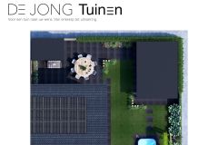 2D ontwerp Tuin met overkapping Berkel en Roderijs