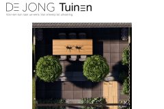 2D ontwerp  Tuintafel Sliedrecht