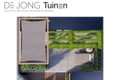 2D ontwerp dakterras Dordrecht