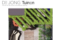 2D ontwerp beplante pergola Papendrecht