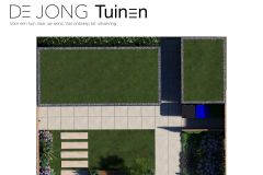 2D ontwerp strakke tuin Gorinchem