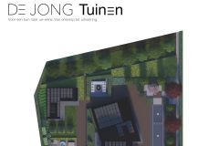 2D ontwerp Grote tuin in Dordrecht