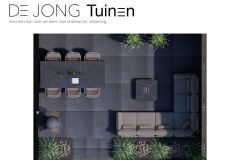 2D ontwerp luxe tegeltuin Papendrecht