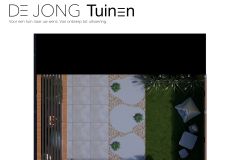 2D ontwerp tuin met organische vormen Gorinchem