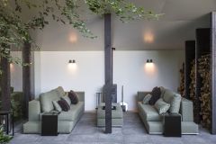 Design2Chill loungebanken tegenover elkaar 