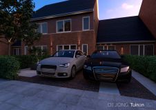 Sfeerimpressie_voortuin_auto's