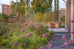 Eethoek met sfeervolle beplanting in Papendrecht