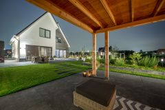 Gezellige groene tuin in Papendrecht