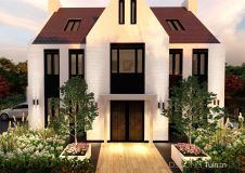 Tuinontwerp moderne entree in Papendrecht