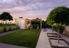 Gezinstuin met beach vibe in Alblasserdam