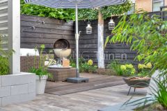 Ibiza style tuin Papendrecht bbq