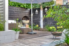 Ibiza style tuin Papendrecht bbq