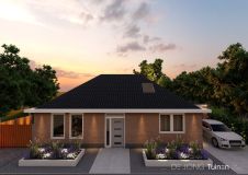 Moderne voortuin in Sliedrecht met strakke beplanting en stijlvolle entree