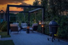 Pergola met een gezellige zithoek