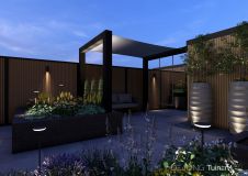 Stijlvolle achtertuin met pergola in Papendrecht