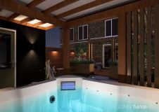 Tuinontwerp met sfeervolle verlichting in Gorinchem