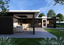 Luxe villatuin met buitenverblijf in Dordrecht