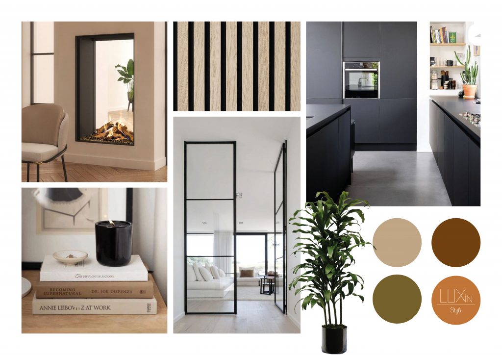 Moderne inrichting met design wandpanelen - De Jong Tuinen